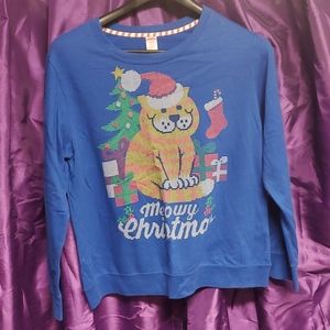 Christmas cat sweater